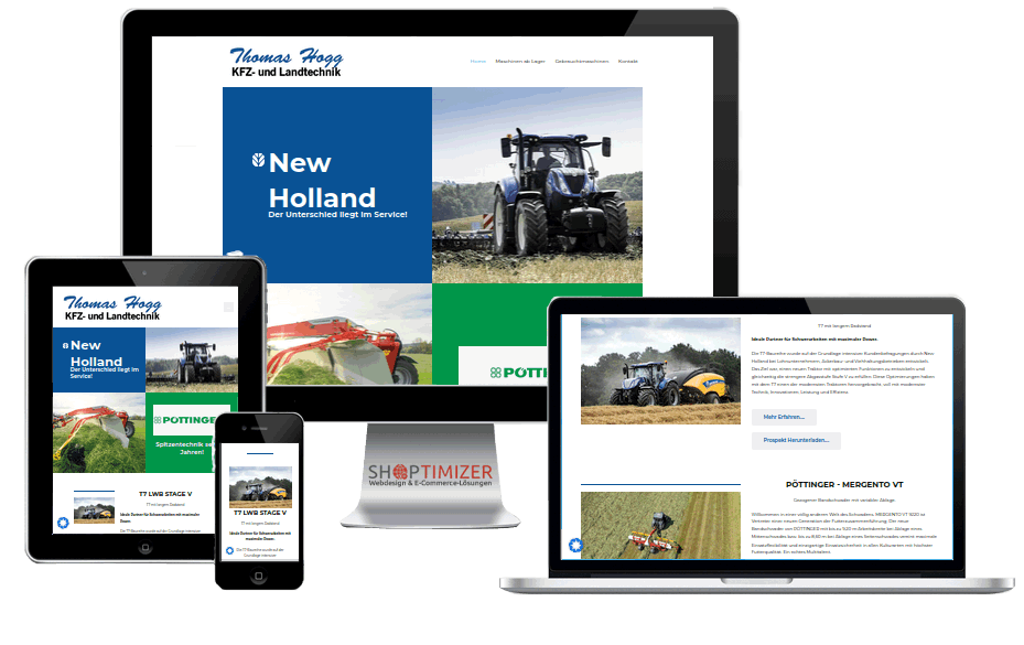 Landtechnik Hogg - New Holland und Pöttinger
