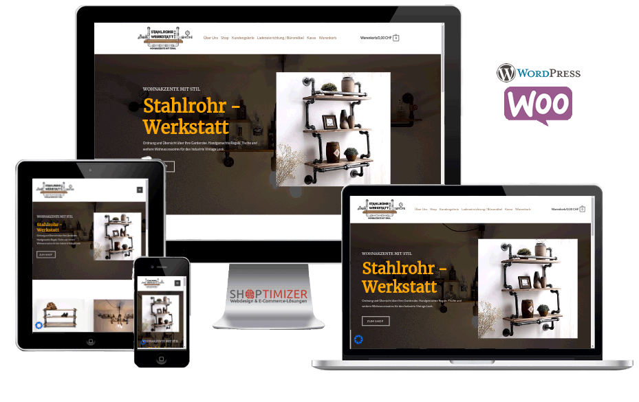 Stahlrohr Werkstatt - Elegante Möbelfabrik